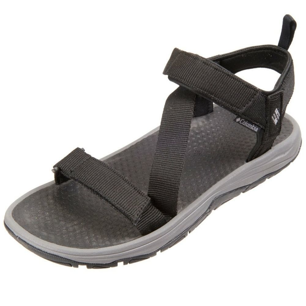Mens Columbia Wave Train Sandals Black Gray 12